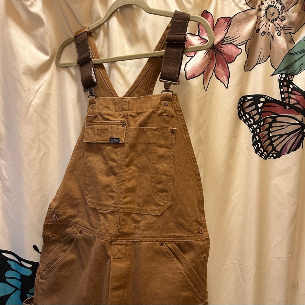 Levi's men’s Tan Jeans Overalls - Picture 2 of 6